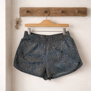 Athletic Works Running Shorts Womens M 8-10 Gray Good DriWorks Abstract Print‎